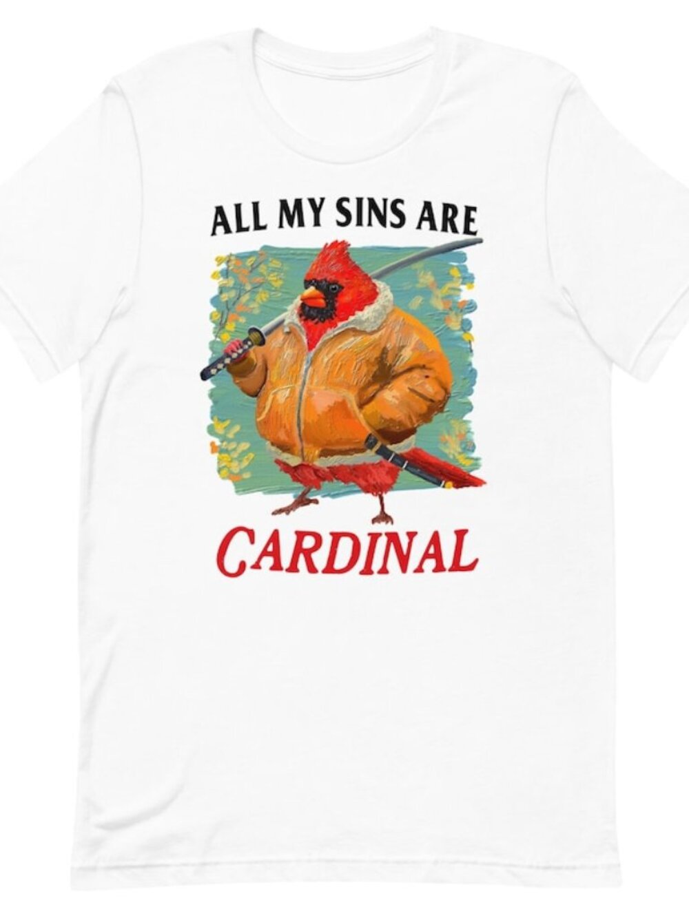 Cardinal Sins Unisex t-shirt